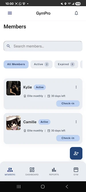 GymPro - Gym Management Screenshot 0