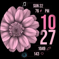 Flower Animated Watch Face 033