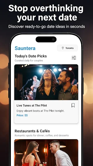 Sauntera: Date Ideas Near You Screenshot 0