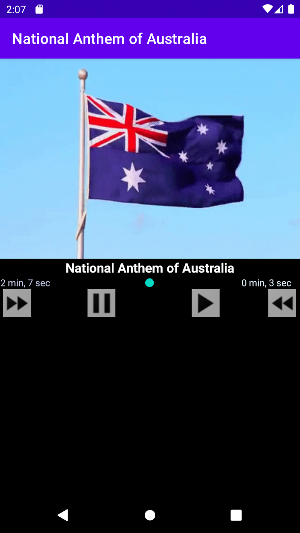 National Anthem of Australia Screenshot 0