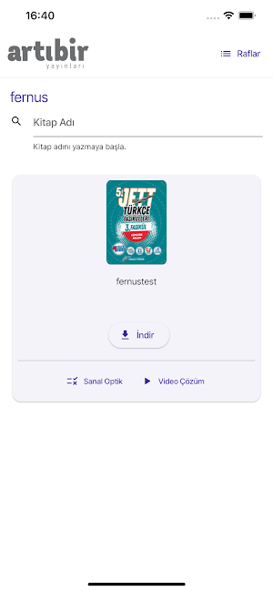 Artıbir Mobil Kütüphane Screenshot 1