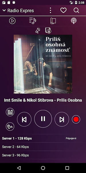 MyOnlineRadio Slovensko - Online Rádio Screenshot 1