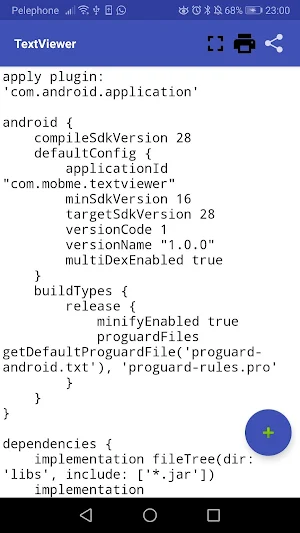 Text Viewer Screenshot 0