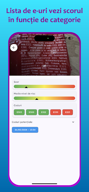 Scanner Alimente Screenshot 1
