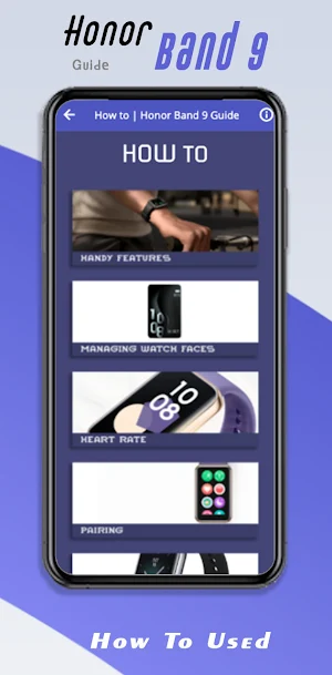 Honor Band 9 Guide Screenshot 0