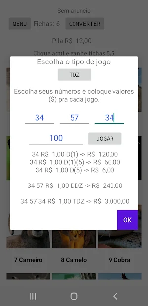 Jogo Do Bicho Doido Screenshot 1