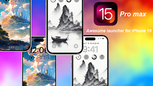 iPhone 15 Pro Max Launcher Screenshot 2