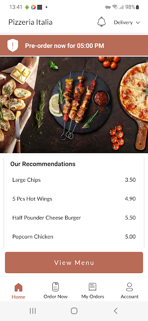 Pizzeria Italia Screenshot 1