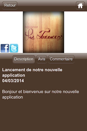 Restaurant Les Tonneaux Screenshot 1