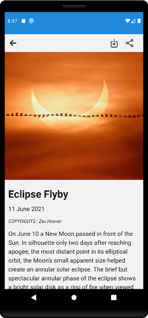 APOD - Astronomy Daily Screenshot 0