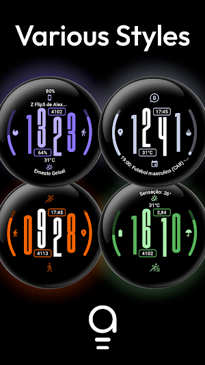 AD Stretched (2) - Watch Face Screenshot 2