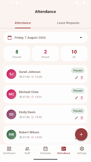 Elderly Care Staff Hub Screenshot 3