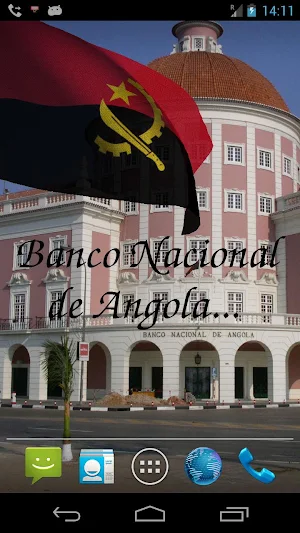 Angola Flag Live Wallpaper Screenshot 2