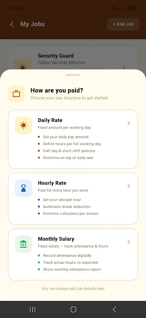 ShiftBook - Work Hours Tracker Screenshot 1