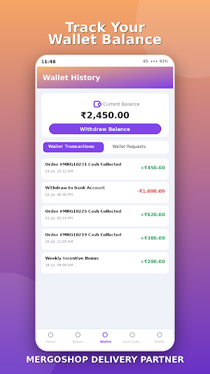 Mergoshop Delivery Partner Screenshot 1
