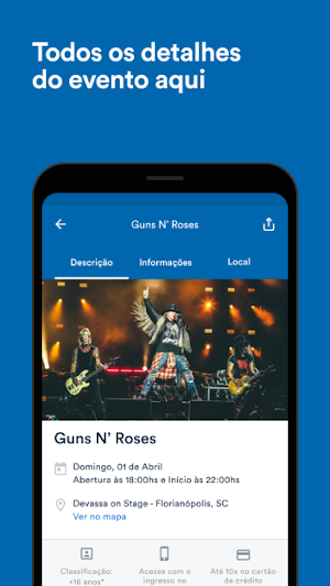 Blueticket Screenshot 1