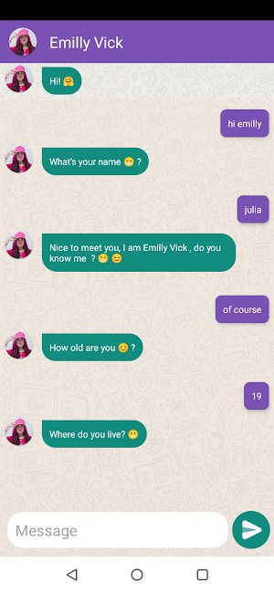 Emilly Vick Video Call & Chat Screenshot 3