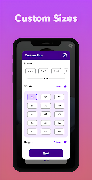 Passport Size Photo Maker-VISA Screenshot 1