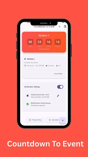 Countdown To Event Screenshot 2