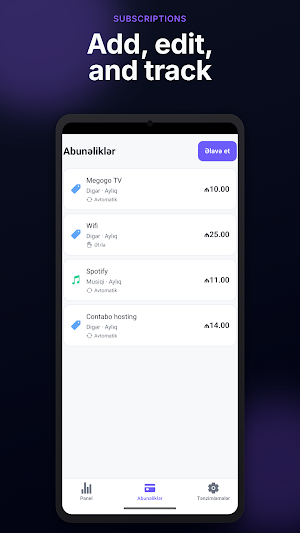Subscription Tracker Screenshot 3