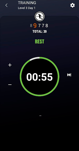 Burpee workout program BeStronger Screenshot 3