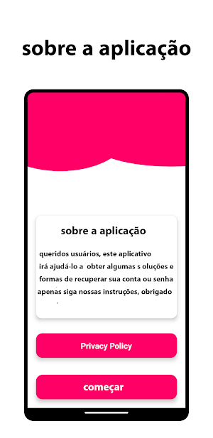 recuperar conta e senha : como Screenshot 2
