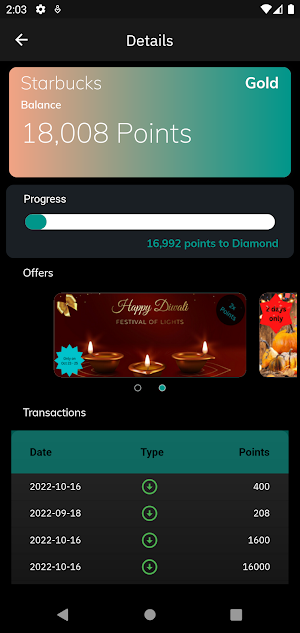 One Card Screenshot 1