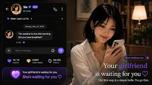 AI Girlfriend: Comforting Chat Screenshot 2