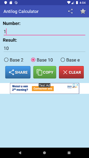 Log Antilog Calculator Screenshot 3