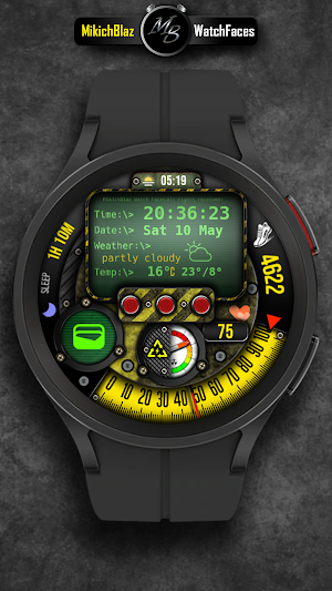Terminal Watch Face MB406 Screenshot 2