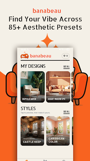 Banabeau: AI Interior Design Screenshot 1