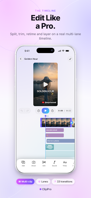 ClipPro: Video & Photo Editor Screenshot 3