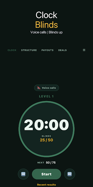 Poker Tournament Timer Screenshot 0