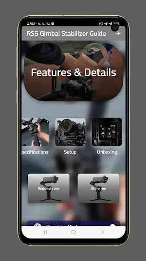 RS5 Gimbal Stabilizer Guide Screenshot 0