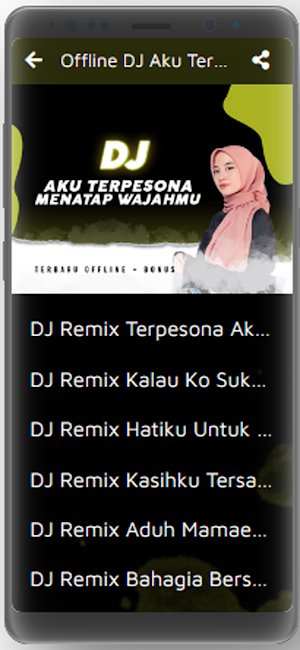 DJ Aku Terpesona Menatap Wajahmu Full Bass Offline Screenshot 2