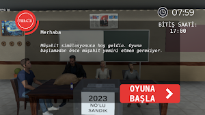 Seçim 2023 Müşahit oyunu Screenshot 1