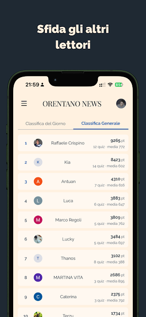 Orentano News Screenshot 2
