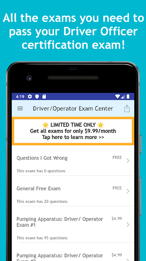 Driver Operator Exam Center: Pumping Apparatus Screenshot 3