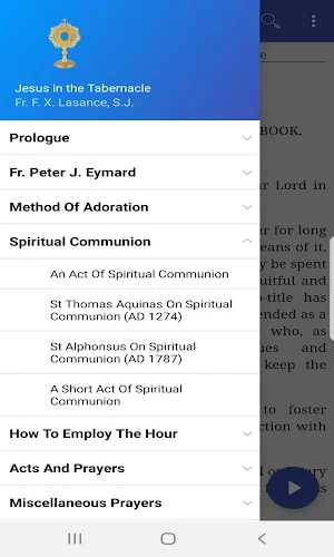 Visits to Jesus in the Tabernacle (F. X. Lasance) Screenshot 0