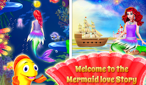 Mermaid & Prince Rescue Love Crush Story Game Screenshot 3