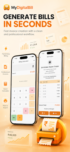 MyDigitalBill: Quick Bill App Screenshot 1