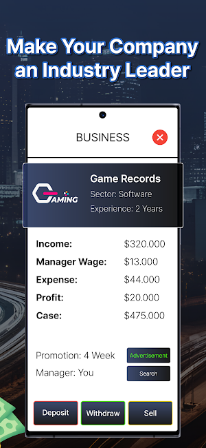 Business Simulator & Real Life Screenshot 2
