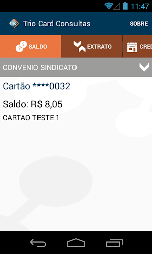 Trio Card Consultas Screenshot 1