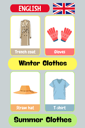 Clothes Flashcards Screenshot 1
