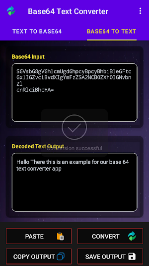 Base64 Text Converter Offline Screenshot 3