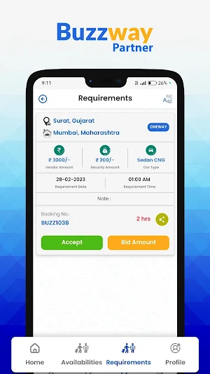 Buzzway Partner Screenshot 2