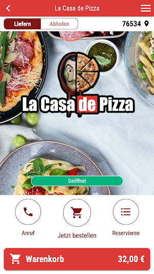 La Casa de Pizza Screenshot 0