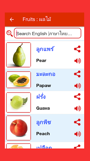 Thai Word Book screenshot 2