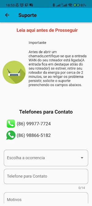 Central do Assinante CONNECT Screenshot 2
