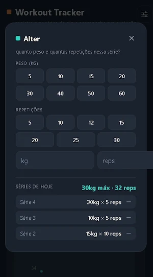 Workout Tracker Screenshot 2